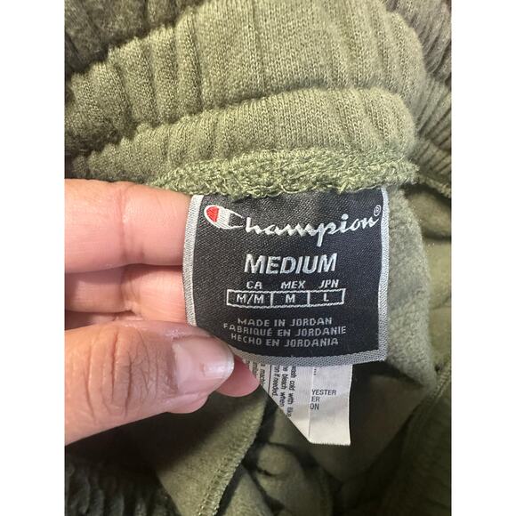 Champion Sideline Jogger – Olive & Neon Athletic Pants - Picture 9 of 10